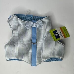 New Top Paw Blue Stripe Vest Harness Medium